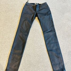 Burberry Coated Black pants